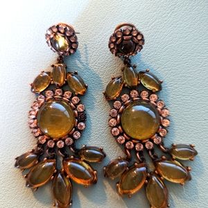JCrew. Blush pink dangle earrings